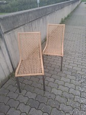 2 x Stuhl / Küchenstühle Kunststoff- Geflecht  gebraucht