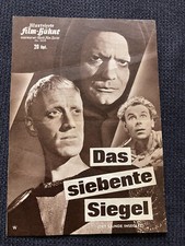 Filmplakat Filmprogramm ORIGINAL 50er "Das siebente Siegel" Gunnar Björnstrand