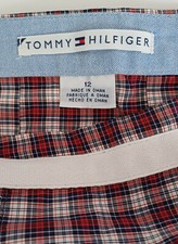 Damenmode Faltenrock kariert Tommy Hilfiger USA Gr.12/42 Neuwertig!