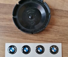 Für BMW:  Riemenscheibenabdeckung Staubkappe+4 Logo-Aufkleber Schlüssel Fernbed