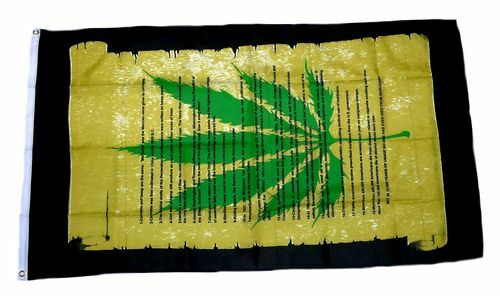 Flagge fahne hanfblatt - flagge,