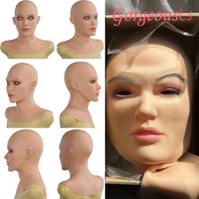Realistic Silicone Female Head