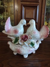 Porzellan Taubenpaar