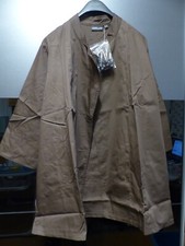 JOBELINE DamenKochjacke mit Knöpfe u. Band Dreiviertelarm cocobraun Größe52