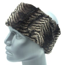 Stirnband Schal Webpelz