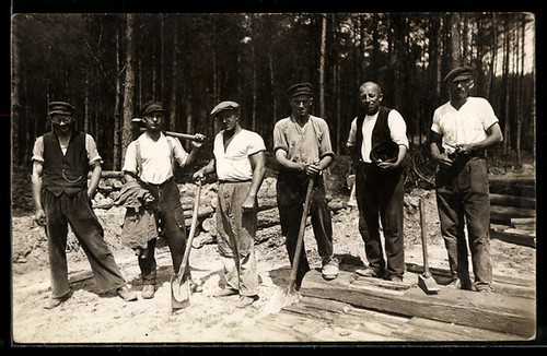 Foto arbeiter der - in,