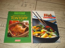 Kochbücher "Tontopf" "Wok"