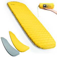 Qunature 490g Ultraleicht Camping Luftmatratze 5,0 R-Wert 8cm Dick Warm Isomatte