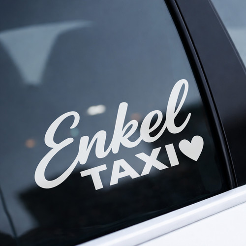Auto aufkleber enkel taxi - aufkleber, |
