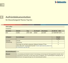 Webasto Standheizung