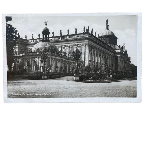 Postkarte potsdam schloss - potsdam,