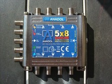 Anadol Quadline 5/8 Multischalter 1 Sat & 8 Teilnehmern für Quattro & Quad LNBs