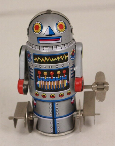Walking robot blechspielzeug - robot-7,