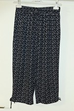Frauen Kapri-Hose Gr.L  New Fashion schwarz/weiß