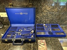 SBS Besteck Solingen 70-teilig 24 Karat Vergoldet Modell Nizza 8074