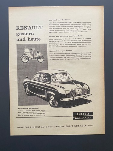Renault gestern und heute