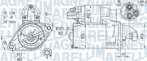Anlasser starter magneti - anlasser,