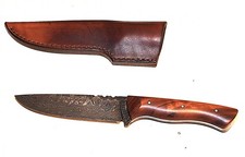 Damastmesser, Jagdmesser, 240 Lagen Damaststahl, handgefert. Messer, Unikat, neu