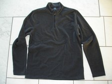 ODLO Fleecepulli Gr. XL * fein schwarz/grau gestreifter Pulli mit Reißverschluß*