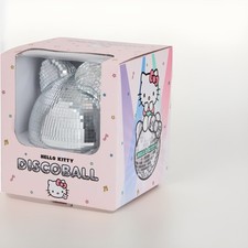 Hello Kitty Discokugel Silber