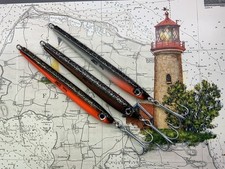 pilker set norwegen 3 Gelbe Riff Pilker 500g UV Farben VMC Drillinge