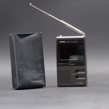 Casio TV-1400 LCD Pocket Color Television Tragbarer Fernseher mit Tasche