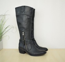 tolle Kickers Echtleder Stiefel schwarz Gr. 39