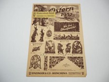 Prospekt Katalog Ostern Spielzeug Einzinger & Co. München 1952
