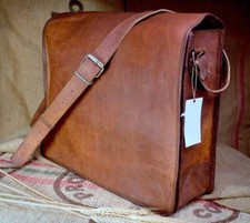Tasche Herren Leder Laptop Messenger Schultertasche Aktentasche Vintage Tasche