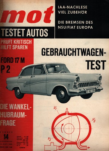 Zeitschrift mot auto - auto, journal