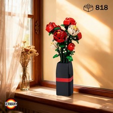 Rosenblumen Bausteine Set