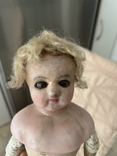 Antike Puppe , Wachs, Poupee, Doll