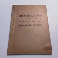 EMW R35-3 Original Ersatzteil-Liste  Einzylinder Kraftrad  350 ccm