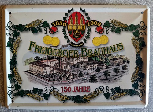 Blechschild 150 jahre - blechschild,