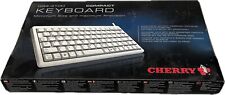 CHERRY Compact-Keyboard G84-4100LPAGB-0, QWERTY Tastatur, kabelgebunden, grau