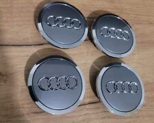 Original 4x Zentrum Rad Audi 68mm Abdeckung Nabe Von Felgen Radkappe Zentrale