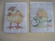 Küken und Frühstücksei für