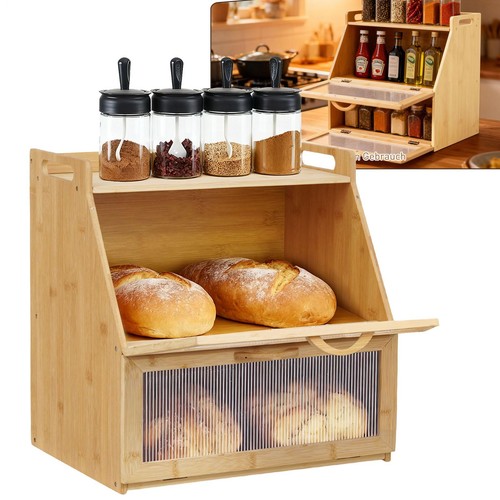 Brotkasten holz 37x28x38cm - holz, –