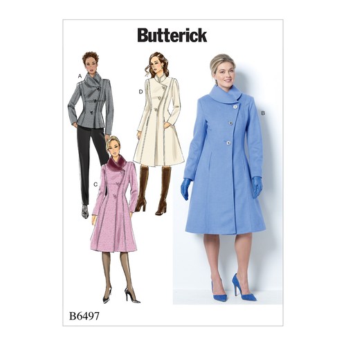 Schnittmuster mantel butterick - schnittmuster,