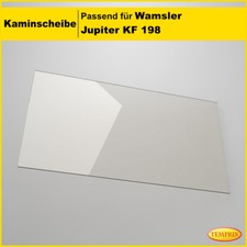 Kaminglas für Wamsler Jupiter KF 198 | Ofenscheibe & Kaminscheibe Sichtscheibe 