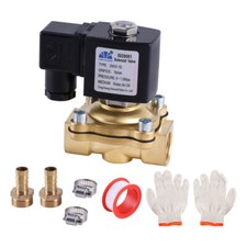 Magnetventil Messing 1/2" 220V