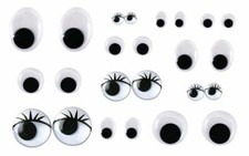 Rayher Wackelaugen rund, oval