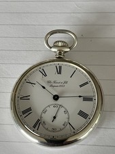 TISSOT & Fils LE LOCLE Taschenuhr 800 er Silber neuw. Zustand