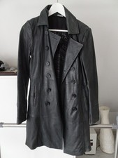 Ledermantel/Lederjacke Street One Echtes weiches Schafsleder Gr. 36 Neu schwarz