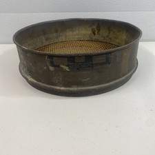 Vintage Endecotts Messing Labor Testsieb 12" Durchmesser BS 410/43 MESH 3/16" @ M 