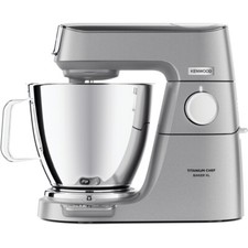 Kenwood KVL85.004SI Titanium Chef Baker XL Küchenmaschine silber 1200W Timer NEU