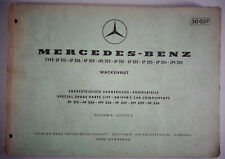 Teilekatalog Mercedes Benz Fahrerhaus Typ LP / LPS 315-334 Wackenhut von 01/1963