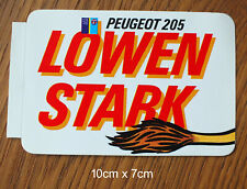 Sticker Aufkleber Talbot Peugeot 205 Rallye Racing  Autocollant 80er Jahre