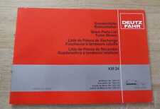 Fahr Kreiselmäher KM24 Ersatzteilliste