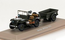 Jeep willys mit anhänger - jeep,